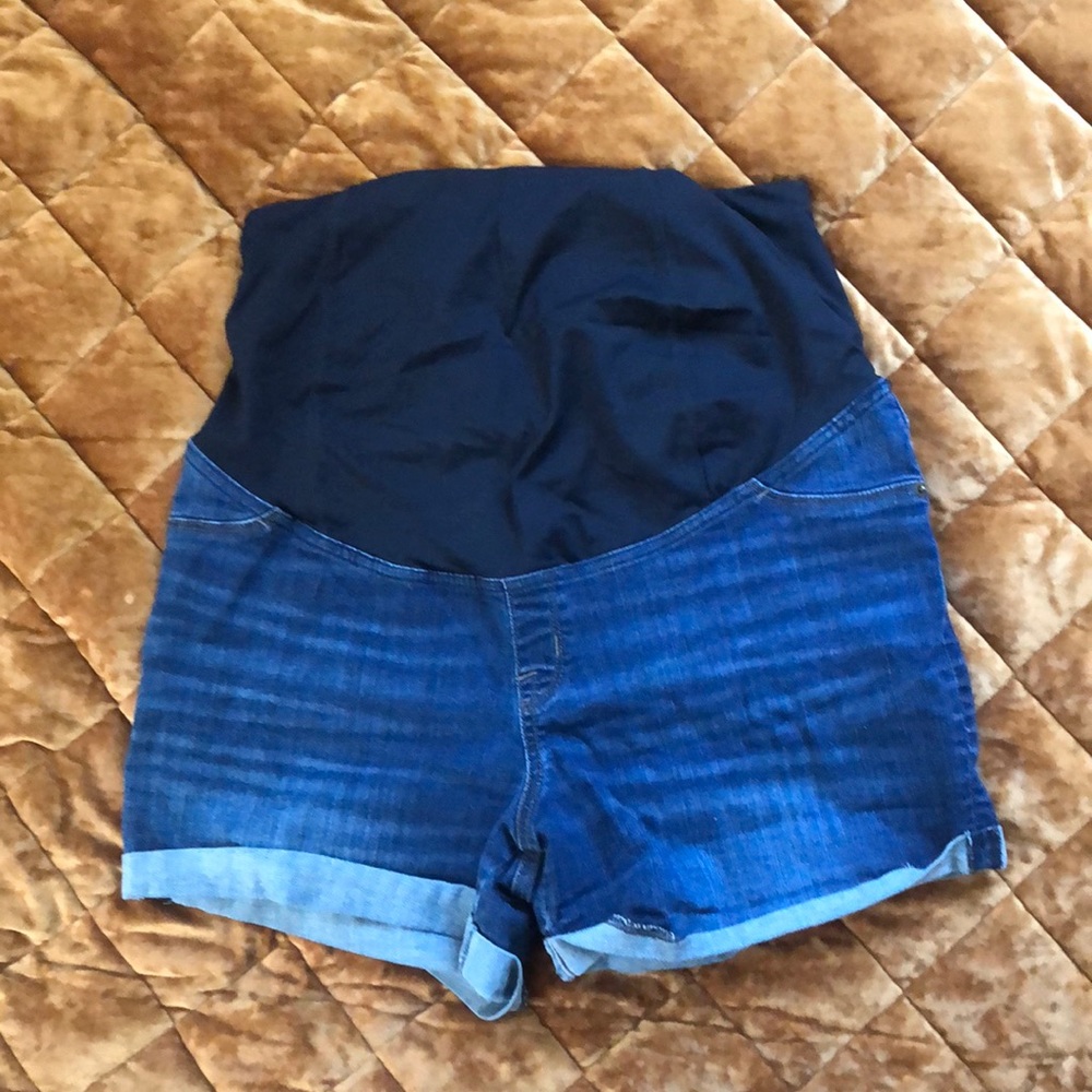 Isabell maternity jean shorts